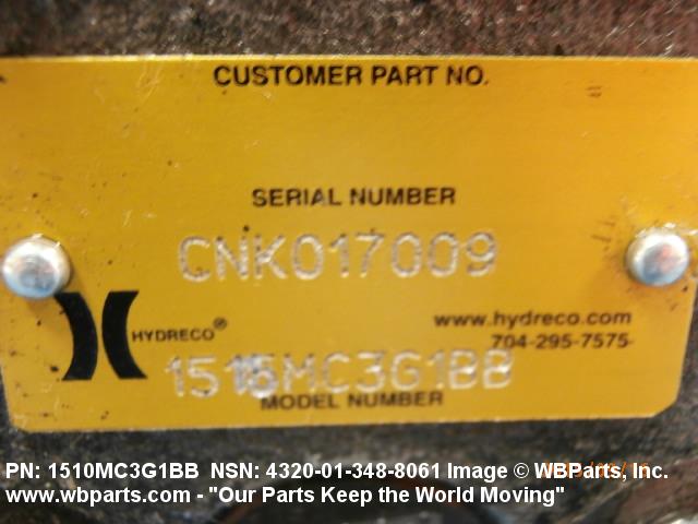 Part Number - 4320-01-051-2085