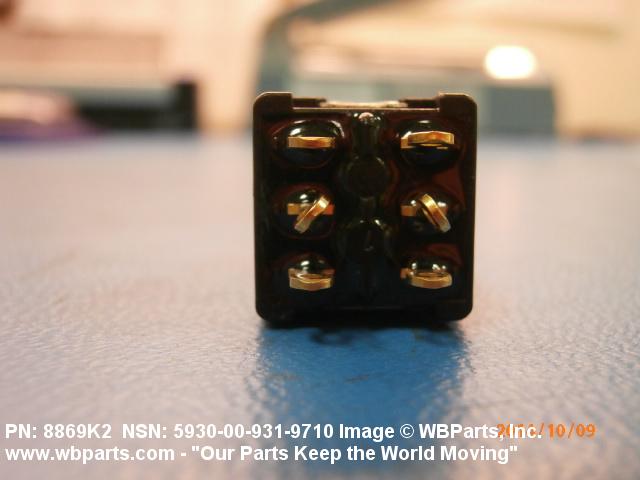 5930-00-931-9710 - TOGGLE SWITCH, MS90311271, MS90311-271
