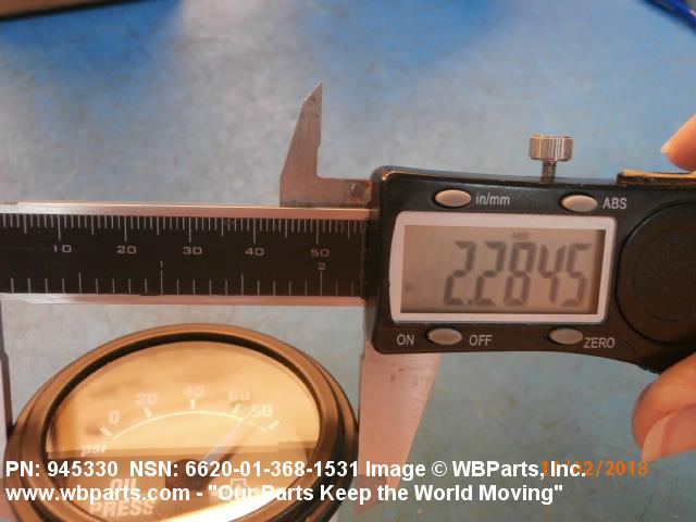 66 01 368 1531 Dial Indicating Pressure Gage Wbparts