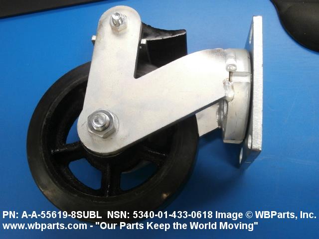 5340-01-433-0618 - SWIVEL CASTER, AA556198SUBL, A-A-55619-8SUBL