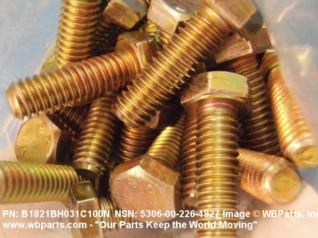 5306-00-226-4827 - MACHINE BOLT, MS3530534, MS35305-34, MS9072834