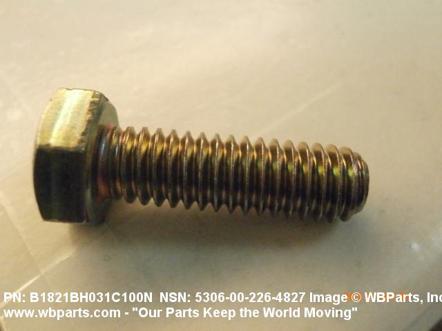 5306-00-226-4827 - MACHINE BOLT, MS3530534, MS35305-34, MS9072834