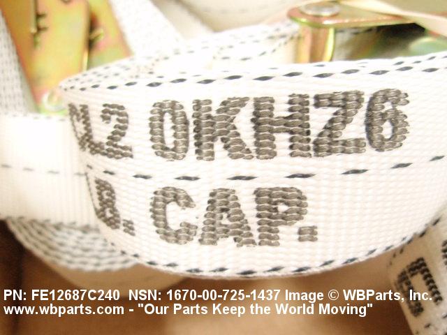 1670-00-725-1437 - AIRCRAFT CARGO TIE DOWN | WBParts