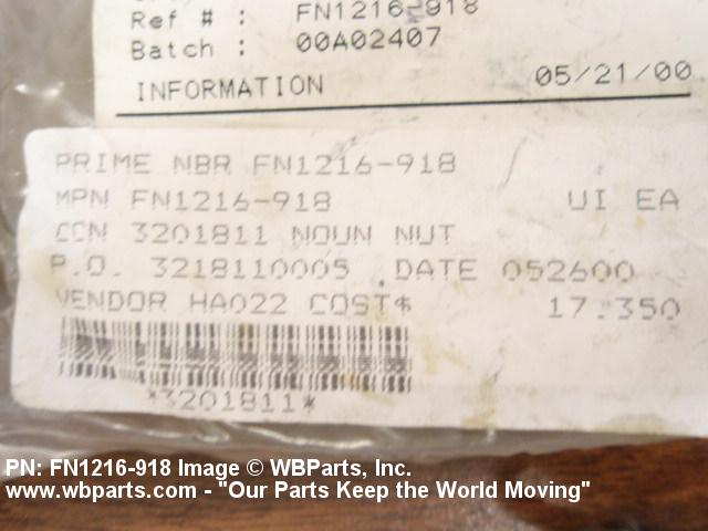 Part Number FN1216-918