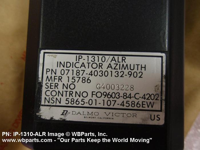 5895-01-107-4586 - AZIMUTH INDICATOR, IP-1310/ALR, IP1310ALR, 1115