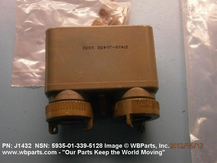 5935-01-339-5128 ELECTRICAL CONNECTOR BACKSHELL, J1432,