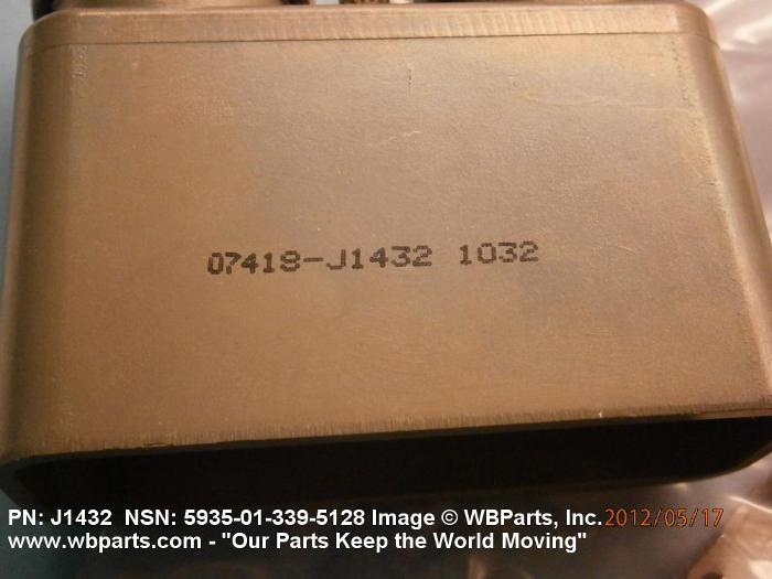 5935-01-339-5128 ELECTRICAL CONNECTOR BACKSHELL, J1432,