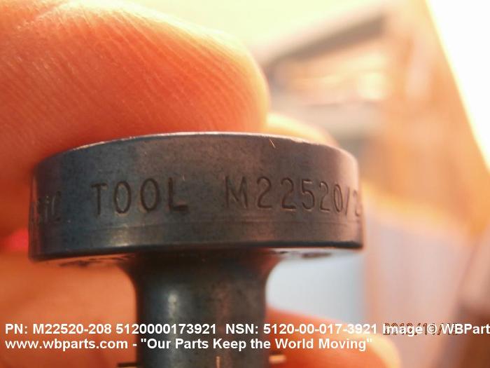 5120-00-017-3921 - TERMINAL CRIMPING TOOL CONTACT POSITIONER, MS31985P ...