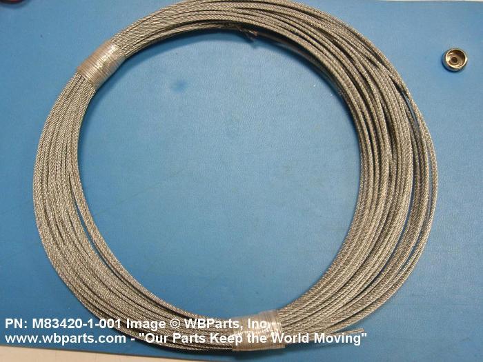 4010-00-222-4494 - WIRE ROPE, M83420/1-001 , M834201001