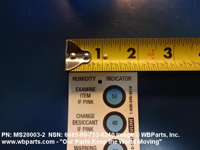 Humidity Indicator Plug TA284 - Protective Packaging Corporation