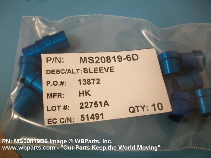 Part Number MS20819D6