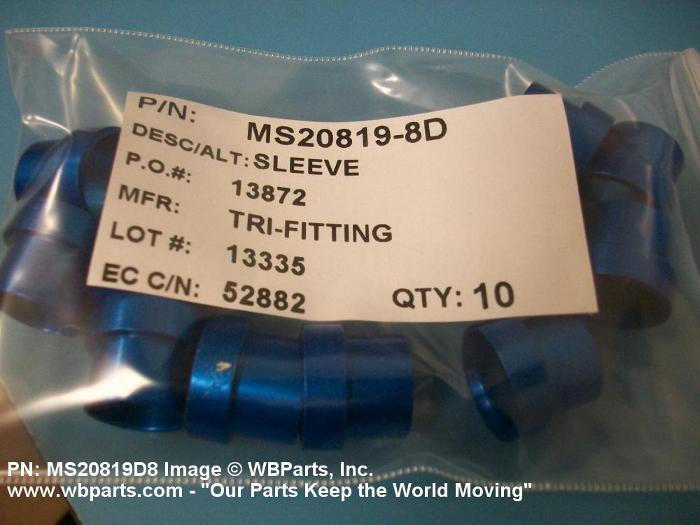 Part Number MS20819D8