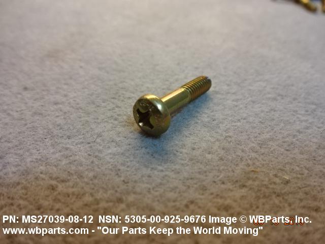 Part Number MS27039-08-12