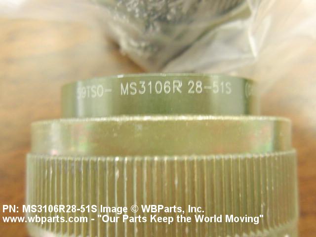 Part Number MS3106R28-51S