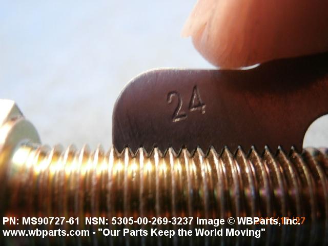 5305-00-269-3237 - HEXAGON HEAD CAP SCREW, MS9072761, MS90727-61 ...