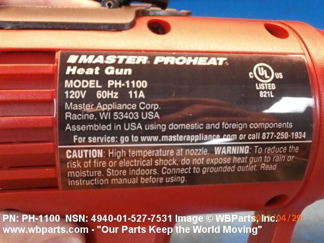 Master Appliance PH-1100 Proheat Heat Guns