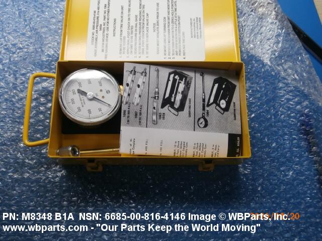 6685-00-816-4146 - AIR PRESS GAGE ASSY, M8348B1, M8348-B-1