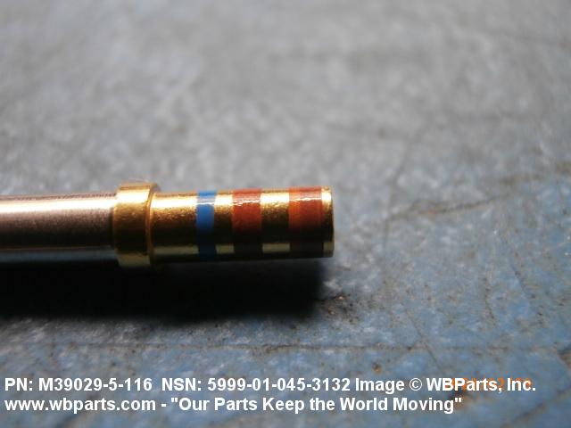 Military Specification M39029/5-116 Contact, Electrical