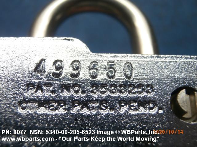 Master Lock NSN 5340-00-682-1506