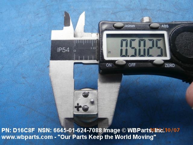 6645-01-624-7088 - TIME TOTALIZING METER, D16C8F , 01-624-7088