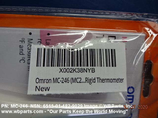 Omron MC-246 (MC246) 60 Second Digital Rigid Thermometer