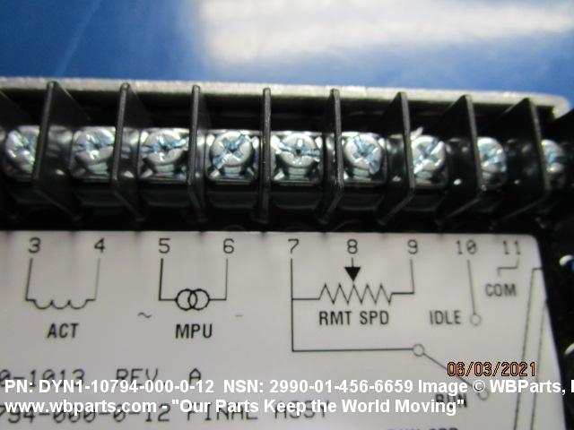 2990-01-456-6659 - GOVERNOR CONTROL UNIT, DYN110794000012, DYN1