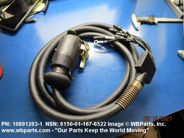 Trailer Cable For M1101, M1102, XM979, XM1061, XM1073, 10891263-1