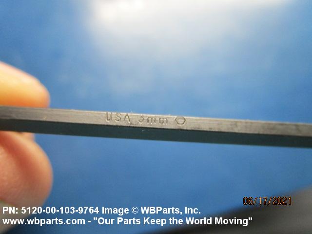 5120-00-103-9764 - SOCKET HEAD SCREW KEY SET | WBParts