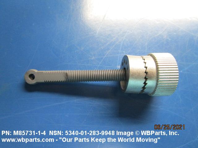 5340-01-283-9948 - CLAMP BOLT ASSEMBLY, MS141084, MS14108-4 