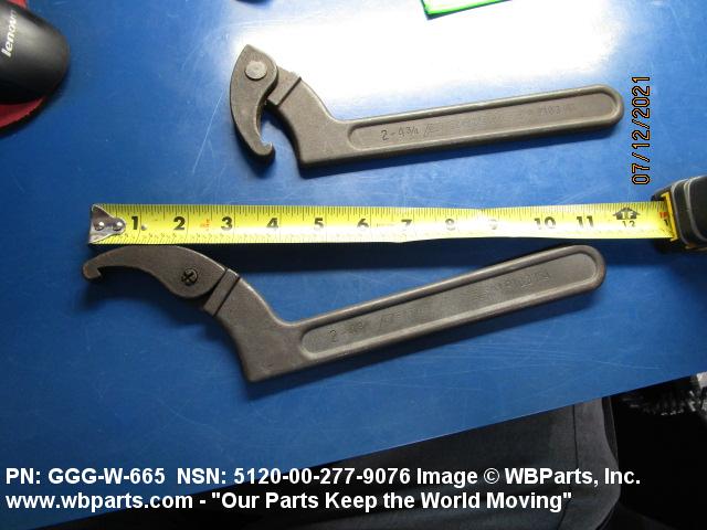 Blue-Point Tools USA NEW 3/4 to 2 Adjustable Hook Spanner Wrench AHS300