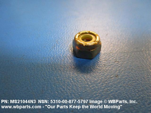 5310-00-877-5797 - HEXAGON SELF-LOCKING NUT, MS203651032A, MS20365