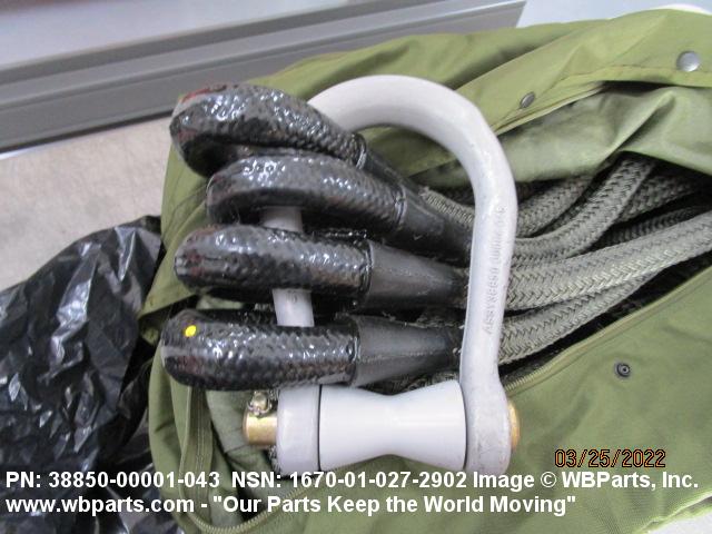 1670-01-027-2902 - AERIAL DELIVERY CARGO SLING, 38850-00001-041 