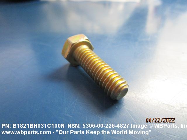 5306-00-226-4827 - MACHINE BOLT, MS3530534, MS35305-34, MS9072834