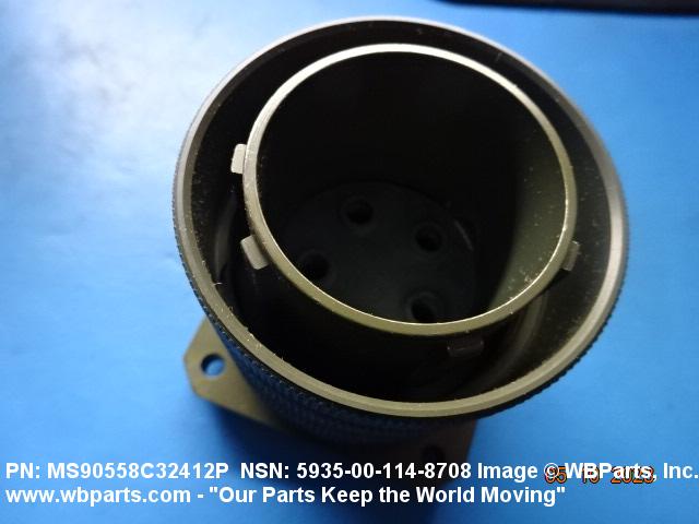 5935-00-114-8708 - ELECTRICAL RECEPTACLE CONNECTOR, MS90558C32412P 