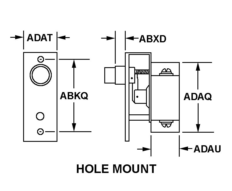 5930-00-262-0889 - PUSH SWITCH, M8805/55-001, M880555001